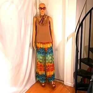 Like New Escada Antique Gold Sleeveless Top